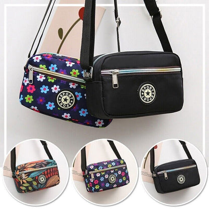 Women Handbag Ladies Luxury Square Messenger Nylon Crossbody Canvas Shoulder Bag