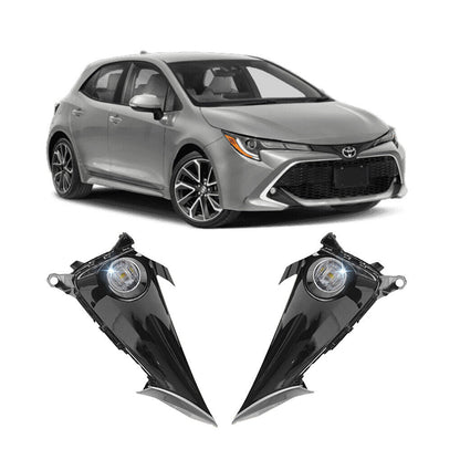 For 2019 2020 2021 Toyota Corolla Hatchback LED Fog Lights w/Switch Left+Right