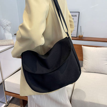 Women Crossbody Shoulder Bag Waterproof Nylon Handbag 33*12*24 CM Messenger Bags