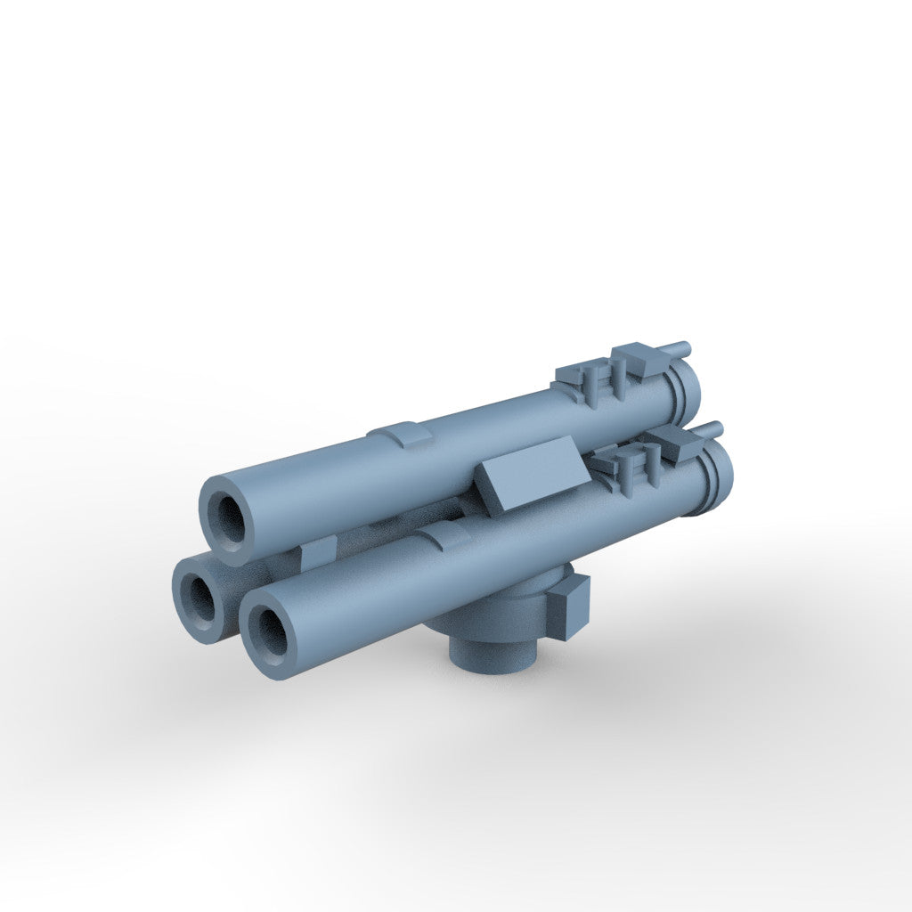 SSMODEL LYCG200393 1/200 Model Upgrad Part Depth Charge Thrower And Depth Charge