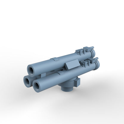 SSMODEL LYCG200393 1/200 Model Upgrad Part Depth Charge Thrower And Depth Charge
