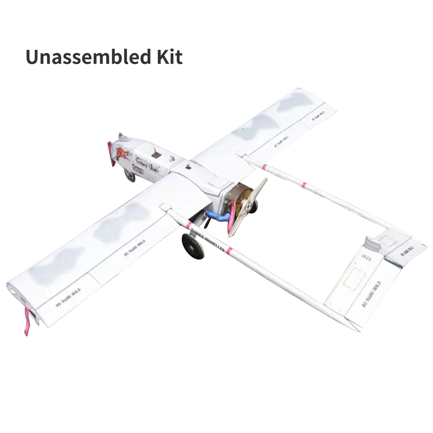 1:12 RQ-7 Shadow UAV 3D Plane Paper Model Aircraft Puzzle Unassembled Kit Gifts