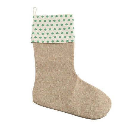 Christmas Stocking Gift Bags Jute Gift Bags Home Party Socks Xmas Christmas Home