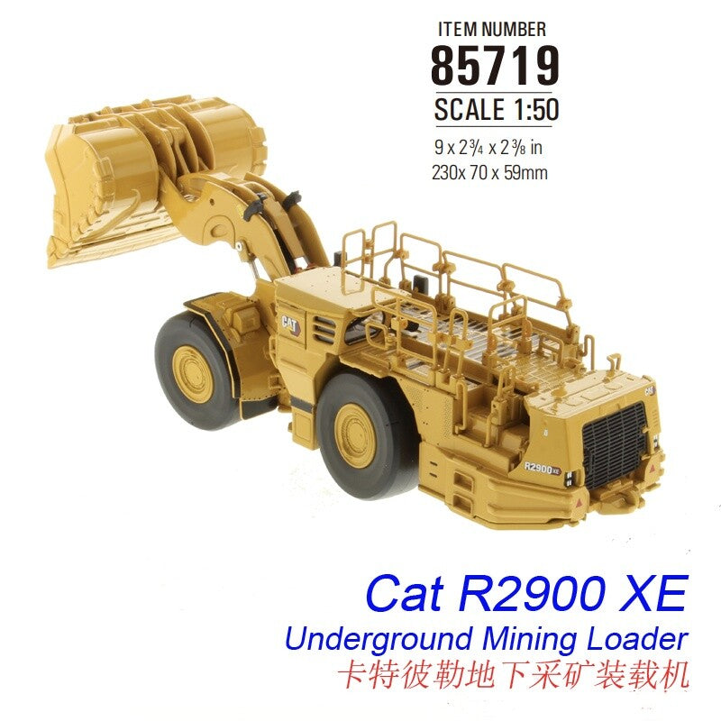 1:50 R2900 XE Underground Mining Loader Construction Machine Diecast Model