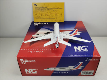 1:200 NG Model ARMEE DELAIR Falcon7X Passenger Airplane Diecast Aircraft Model