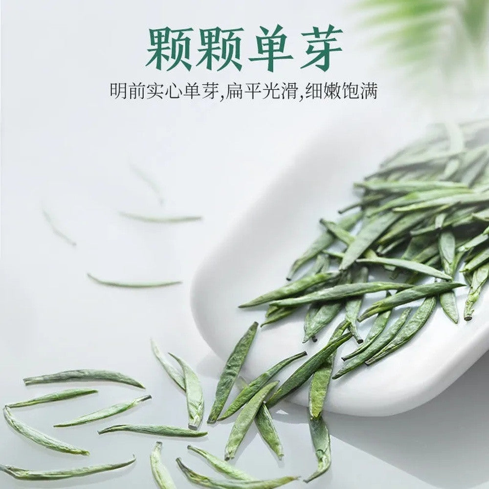 China Jin Tan Que She Hand Picked Sparrow Tongue Organic Green Tea Gift Box 50g