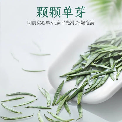 China Jin Tan Que She Hand Picked Sparrow Tongue Organic Green Tea Gift Box 50g