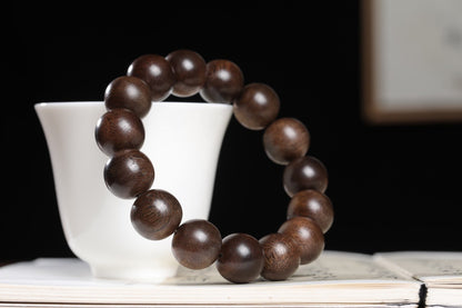14mm Chinese Natural Eaglewood Handmade Exquisite Bracelets 31310