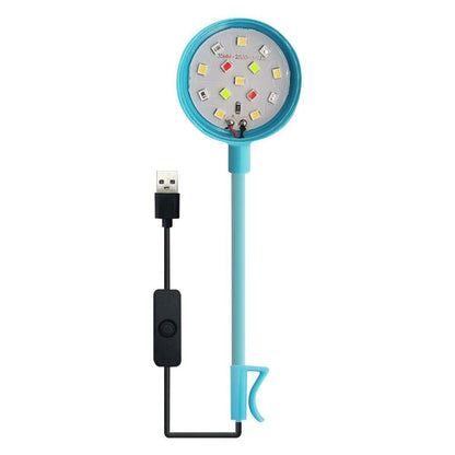 Aquarium Mini Lamps USB-Plug LED Fishbowls Landscaping Fish Tank Colorful Lights