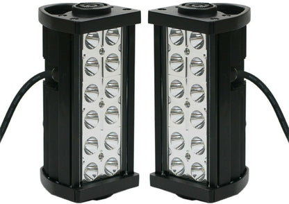 2 Pack Extremely Bright LED Off-road Driving Light Bars, IP67 Waterproof, 6000K