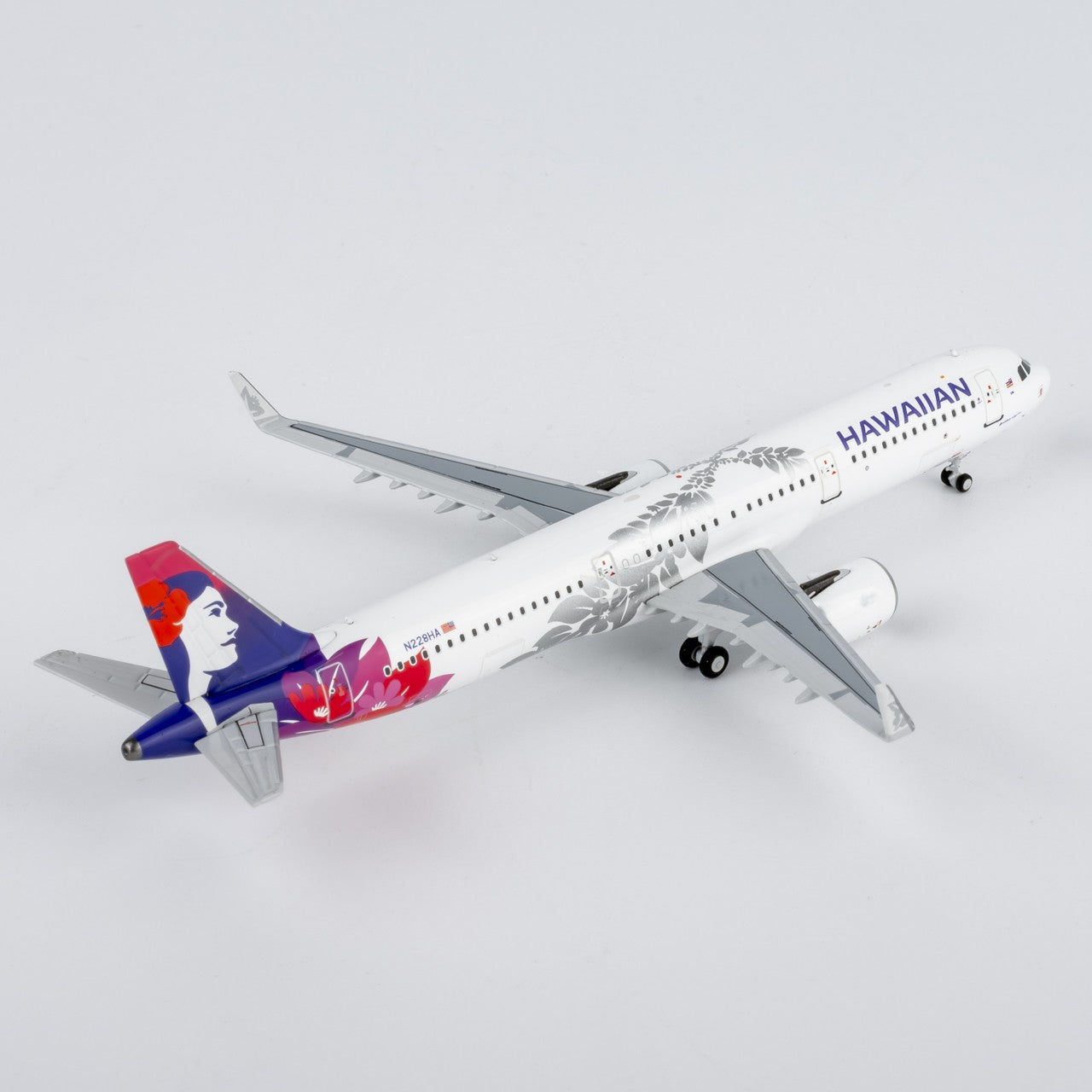 1:400 NGmodels Hawaiian Airlines Airbus A321neo Airplane Diecast Plane Model