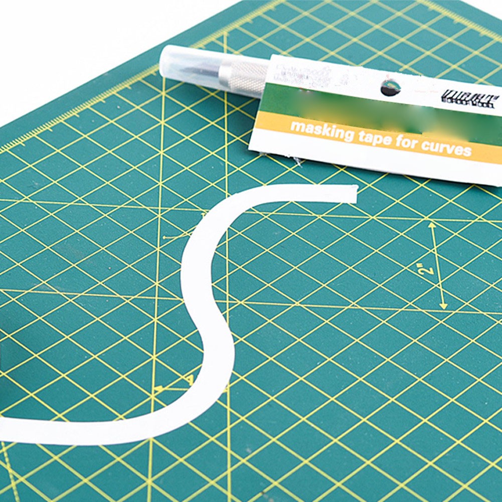 1Pc 3mm*8m Model Curved Masking Tape For Gundam Spray Coloring Painting Tool bb