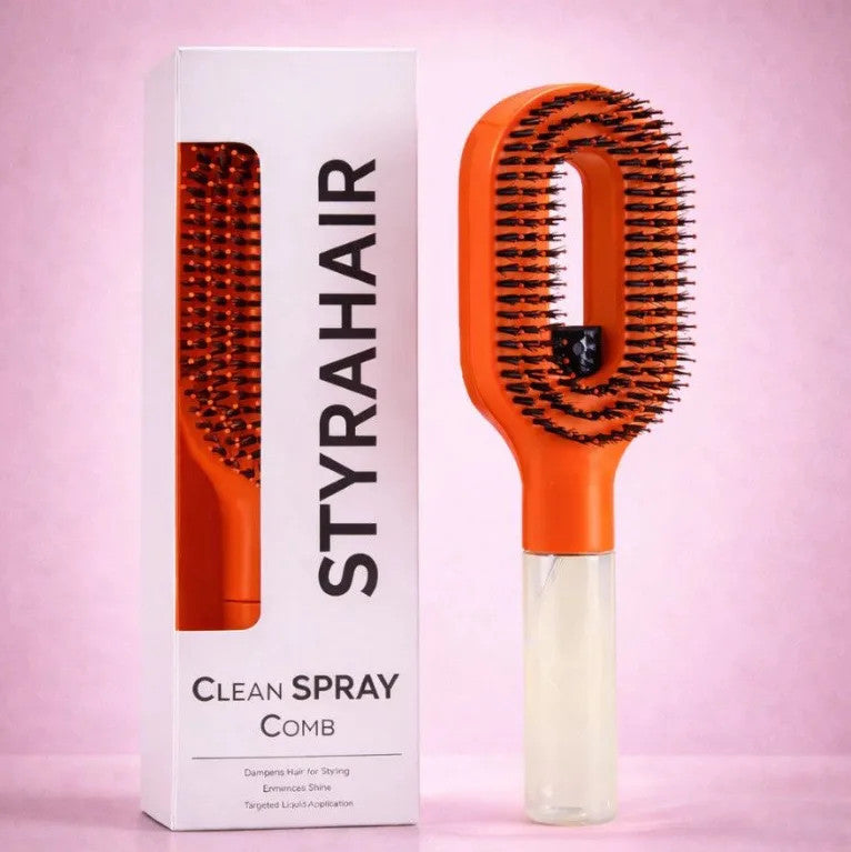 2-in-1 Detangling Spray Comb, Styling Comb, Anti-Frizz Spray Comb