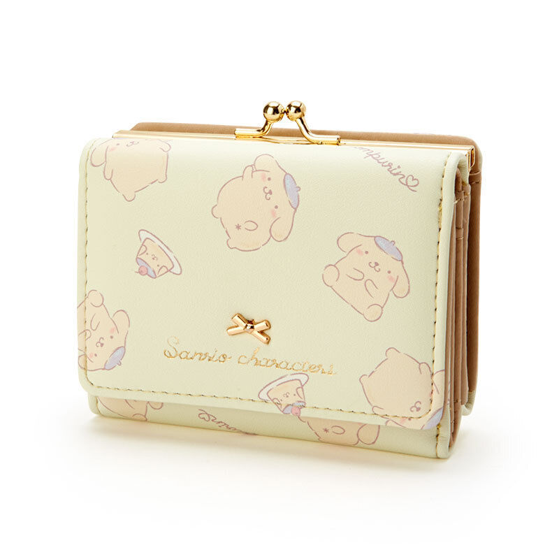 NEW Women's Leisure Wallet Kuromi Pudding Dog Zipper Buckle Bag Leather Clip