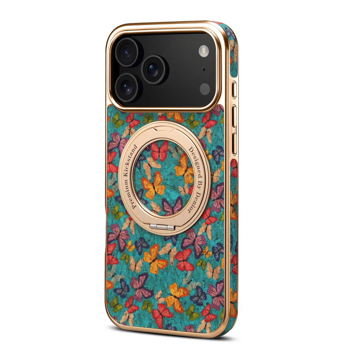 Flower Kickstand Cellphone Cases Magnetic 360° Phone Case for iPhone17promax/16