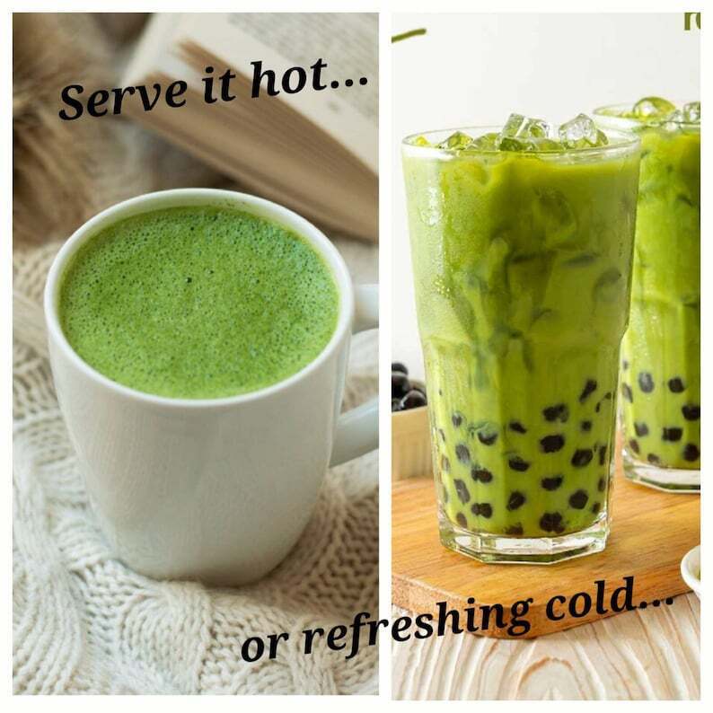 Matcha Green Tea Powder Ceremonial Grade Pesticide-Free Baking Ideas diet drink