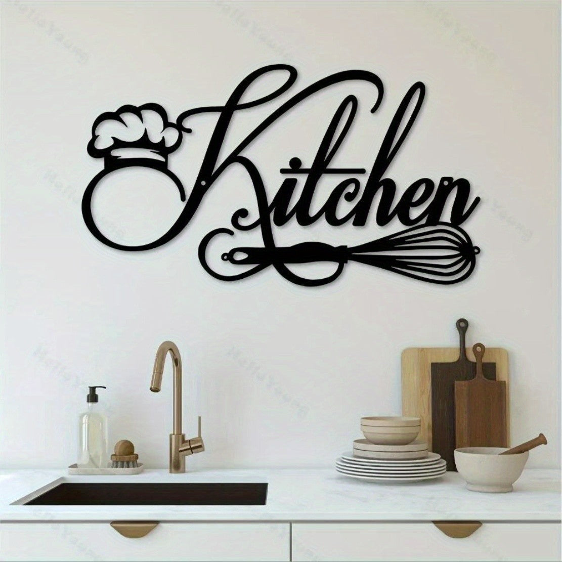 HelloYoung Rustic Metal Sign 12x6.69" Farmhouse Wall Decor Kitchen