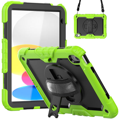 For iPad 10.9 10th 2022 360 rotating silicone shockproof protective case 12color
