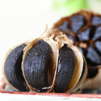 500g Organic Fermented Black Garlic 120 Days Regulate Blood Sugar Balance12 Pcs