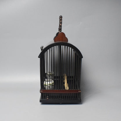 Bamboo Bird Cage Wood Display Cricket Grasshopper Little Pet Animal Container