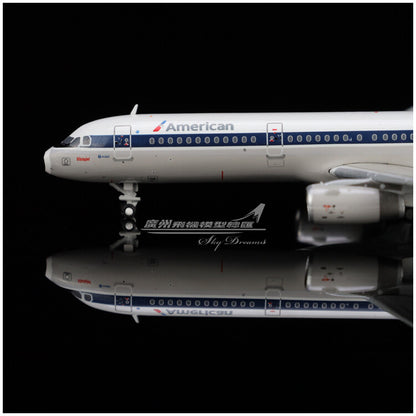 1:400 GeminiJets American AIRBUS A321 Passenger Airplane Diecast Aircraft Model
