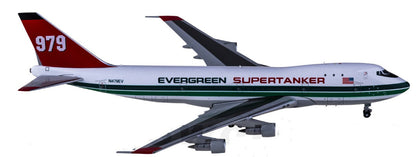 1:400 BigBird400 Evergreen Boeing 747-100 Passenger Airplane Diecast Model