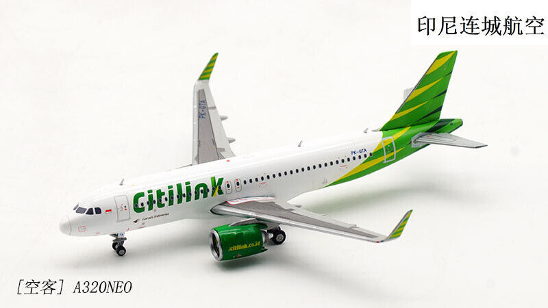 1:400 JC WINGS Scoot AIRBUS A320-200 Passenger Airplane Diecast Aircraft Model