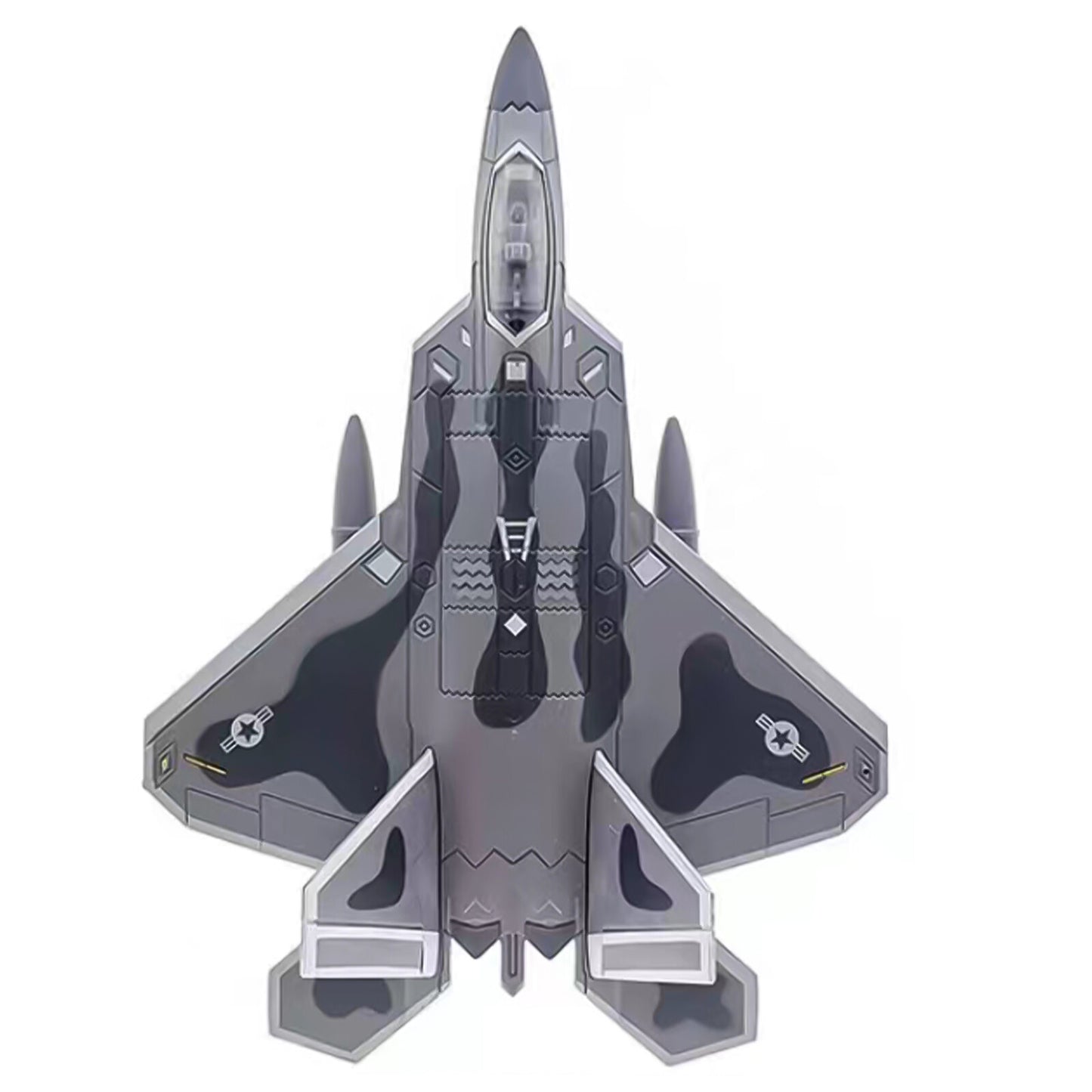 1:100 Aviation Aircraft Model F-22 Alloy Fighter Aircraft Sound Light Military