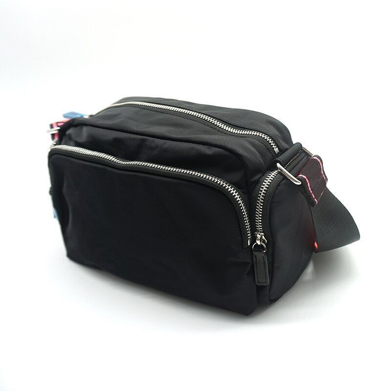 Nylon Medium Size Messenger Bag Fashion Shoulder Bag Purse Grey/Blue/Black/White