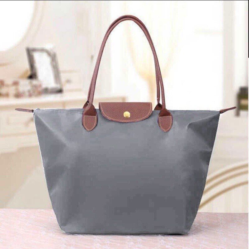 Women Shoulder Fashion Bag Large Nylon Handbag Folding Storage Bags Casual