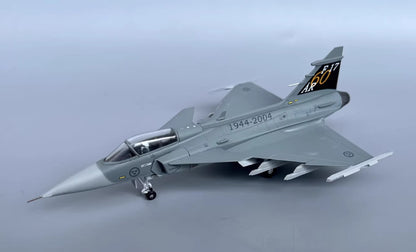 1:72 Aviation Saab JAS39A Gripen Swedish Air Force AF F17 Fighter Diecast Model