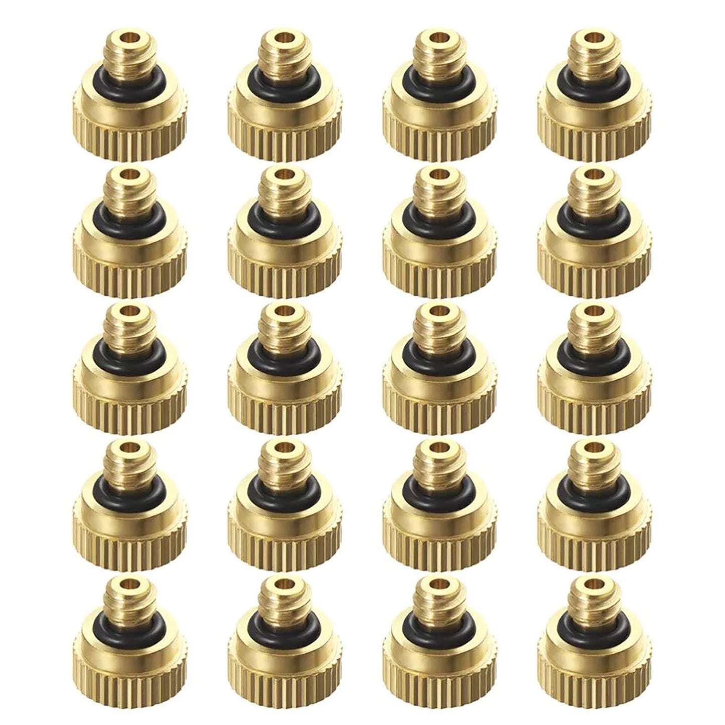 20PCS/Set Brass Stainless Steel High Pressure Atomizing Cooling Misting Nozzle