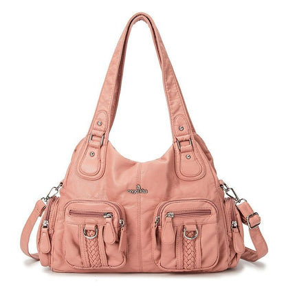 Shoulder Bag Crossbody Multifunctional Handbag Waterproof Purse Traveling Pack
