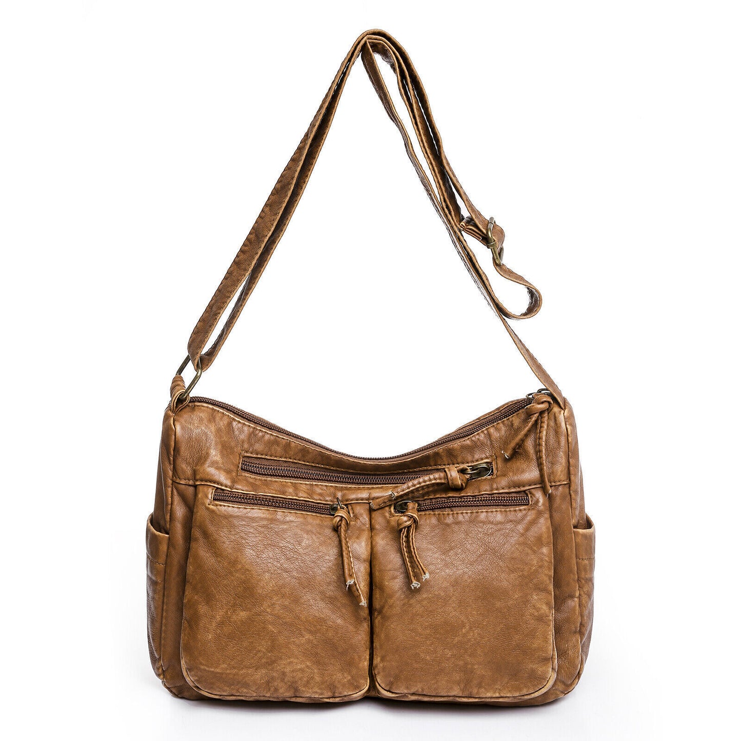 Vintage Womens Crossbody Shoulder Bag Purse Clutch PU Leather Sling Tote Handbag