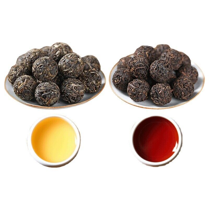 Yiwu Puerh Tea Ripe Tea Longzhu Puerh Raw Tea Longzhu Small Tuocha 500g