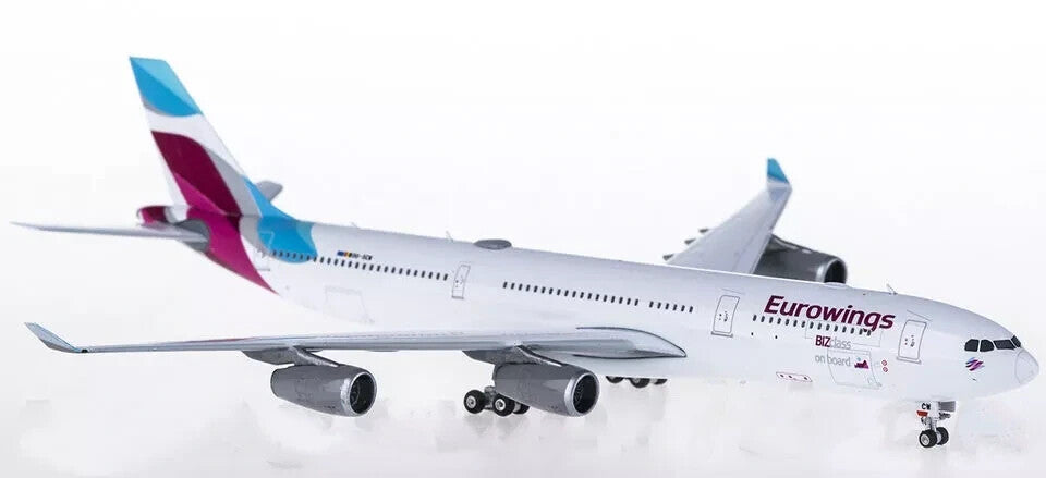 1:400 Phoenix AIR Eurowings AIRBUS A340-300 Passenger Airplane Diecast Model