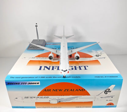 1:200 InFlight Air New Zealand B777-300ER ZK-OKU Airplane Diecast Plane Model