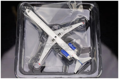 1:400 JC Wings FINNAIR McDonnell Douglas MD-83 Passenger Airplane Diecast Model
