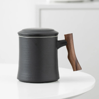 Ceramic Tea Cup with Infuser Coffee Tea Mug 380ml
