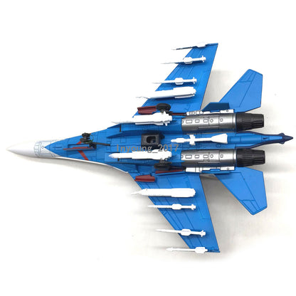 1/100 SU-35 Super Flanker 2014 Russian Air Force Plane Diecast Airplane Model