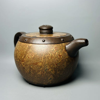 Vintage Chinese Yixing Purple Clay Teapot Zisha Ceremony Exquisite Tea Set Rare