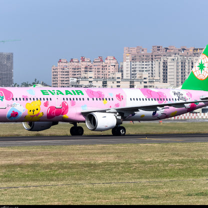 1:400 NGmodels EVA Air Airbus A321 Passenger Airplane Diecast Plane Model