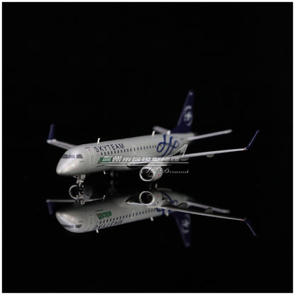 1:400 JC Wings Alitalia SKYTEAM Embraer ERJ-190STD Plane Diecast Aircraft Model