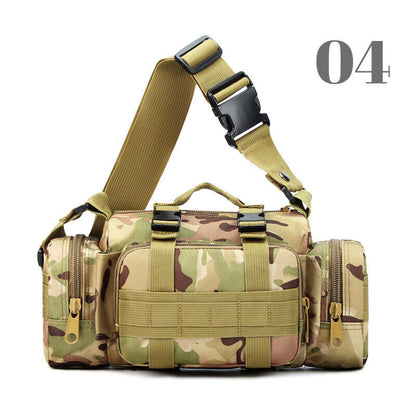 Men's Military Tactical Waist Bag Outdoor Camping Shoulder Chest Bag Fanny Pack