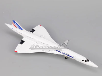 20CM AIR FRANCE Concorde Commercial Plane Airplane Diecast Metal Aircraft Model