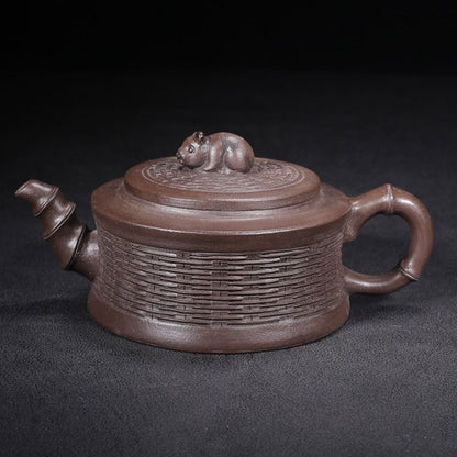 Vintage Chinese Yixing Purple Clay Teapot Zisha Ceremony Collectible Rare Small