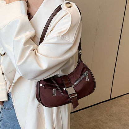 Sweet Cool Crossbody Bag Lightweight Nylon Shoulder Tote Shopping Purses Handbag