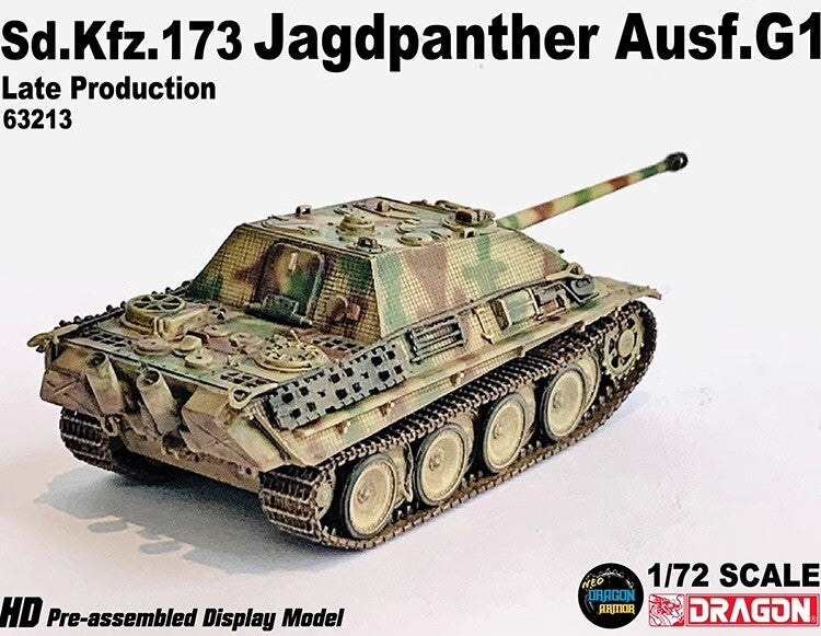 Dragon 1/72 German Cheetah Tank Destroyer G1 654th Battalion 63213 Model