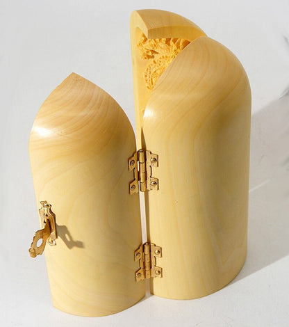 Portable Boxwood Carved Chinese Guan Yu Guan Gong Warrior God Statue Decor