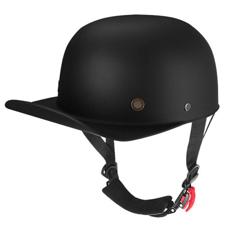 New Motorcycle Open Face Half Helmet Scooter Cap Retro Baseball Style Jet Helmet